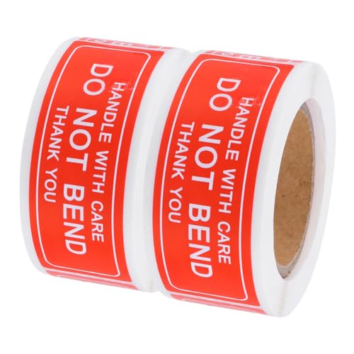 PLAFOPE 2 Rollen Warnetiketten Selbstklebend Handle With Care Verpackung Aufkleber Fragile Warnhinweise Versand Verpackungsschutz PLAFOPE 2 Rollen Warnetiketten Selbstklebend Handle With Care Verpackung Aufkleber Fragile Warnhinweise Versand Verpackungsschutz von PLAFOPE