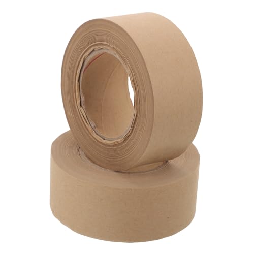 PLAFOPE 2 Rollen Wasseraktiviertes Klebeband Wasserdichtes Wasserlösliches Klebeband für Aquarellpapier Rahmenmontage Langlebig Reißfest zum Schutz Befestigung von Kunstwerken von PLAFOPE
