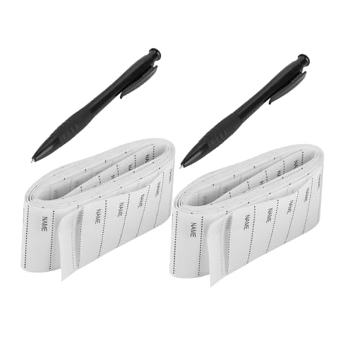 PLAFOPE 2 Sätze Selbstklebende Namensetiketten für Kleidung Waschbare Stoffetiketten zum Beschriften mit Marker pro Rolle für Kindergarten Schulrucksäcke und Schuhe Wasserfeste PLAFOPE 2 Sätze Selbstklebende Namensetiketten für Kleidung Waschbare Stoffetiketten zum Beschriften mit Marker pro Rolle für Kindergarten Schulrucksäcke und Schuhe Wasserfeste von PLAFOPE