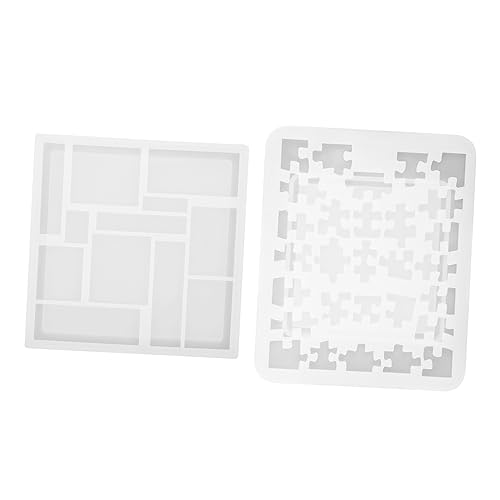 PLAFOPE 2 Stück DIY Geometrische Puzzle Silikonform Kreative Gießform für Kristall und Kunsthandwerk Wiederverwendbar und Einfach zu Reinigen für DIY Projekte PLAFOPE 2 Stück DIY Geometrische Puzzle Silikonform Kreative Gießform für Kristall und Kunsthandwerk Wiederverwendbar und Einfach zu Reinigen für DIY Projekte von PLAFOPE
