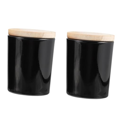 PLAFOPE 2 Stück Hitzebeständige DIY Kerzengläser aus Hochwertigem Glas mit Holzdeckel Einfache Aromatherapie Duftkerzenbehälter für Wohnzimmer Büro Yoga und Entspannung PLAFOPE 2 Stück Hitzebeständige DIY Kerzengläser aus Hochwertigem Glas mit Holzdeckel Einfache Aromatherapie Duftkerzenbehälter für Wohnzimmer Büro Yoga und Entspannung von PLAFOPE