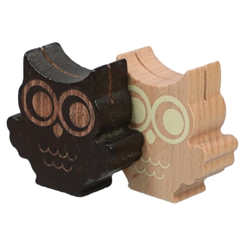 PLAFOPE 2 Stück Holz Mini Eulen Kartenhalter Stabile Tischkarten Fotohalter aus Holz Leichte Einfache Nachricht Clips für Weihnachten Party Dekoration Vielseitige Platzkartenständer in PLAFOPE 2 Stück Holz Mini Eulen Kartenhalter Stabile Tischkarten Fotohalter aus Holz Leichte Einfache Nachricht Clips für Weihnachten Party Dekoration Vielseitige Platzkartenständer in von PLAFOPE