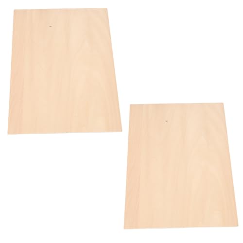 PLAFOPE 2 Stück Holzschnitzplatten Zum Drucken, Diy-bastelbrett Mit Glatter Oberfläche, Holzdruckbrett Für Künstler Und Anfänger, Gravurmaterial (a3) von PLAFOPE