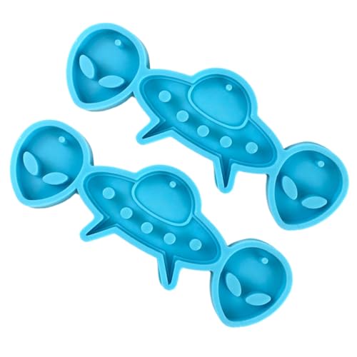 PLAFOPE 2 Stück Silikonform für Schmuck DIY Ohranhänger Weltraum Raumschiff Anhänger Form Flexibel Langlebig zum Gießen von Epoxidharz Bastelzubehör für Kreative Ohrringe PLAFOPE 2 Stück Silikonform für Schmuck DIY Ohranhänger Weltraum Raumschiff Anhänger Form Flexibel Langlebig zum Gießen von Epoxidharz Bastelzubehör für Kreative Ohrringe von PLAFOPE