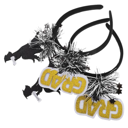PLAFOPE 2 Stück Stirnband Doktorhut Kopfschmuck Stirnbänder Abschlussfeier Gastgeschenke Abschlussdekor Kopfbedeckung Abschlussfoto Requisiten Abschlusszubehör Kappe PLAFOPE 2 Stück Stirnband Doktorhut Kopfschmuck Stirnbänder Abschlussfeier Gastgeschenke Abschlussdekor Kopfbedeckung Abschlussfoto Requisiten Abschlusszubehör Kappe von PLAFOPE
