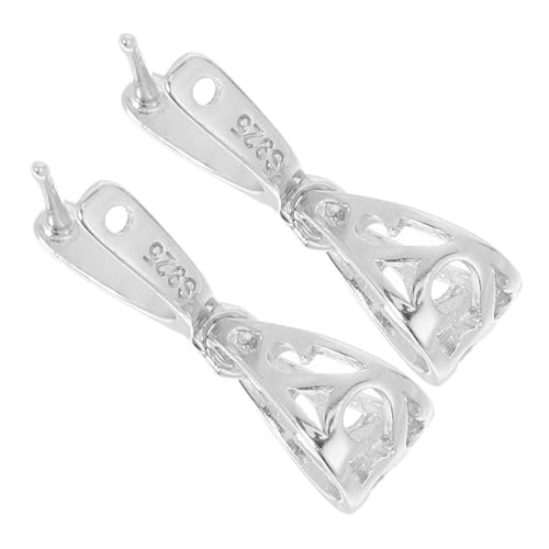 PLAFOPE 2 Stück Teiliges Anhängerverbinder aus Sterlingsilber Sicherer Verschluss mit Einfachem Bedienmechanismus Geeignet für Halsketten und Armbänder für DIY Schmuckherstellung und PLAFOPE 2 Stück Teiliges Anhängerverbinder aus Sterlingsilber Sicherer Verschluss mit Einfachem Bedienmechanismus Geeignet für Halsketten und Armbänder für DIY Schmuckherstellung und von PLAFOPE