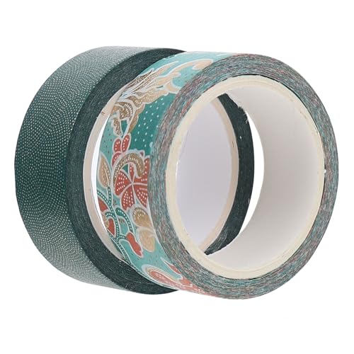 PLAFOPE 2 Stück Teiliges Dekoratives Washi Tape Heißgeprägtes Farbenfrohes Scrapbook Klebeband für DIY Tagebuchgestaltung Leicht Abreißbar Schonend für Oberflächen für Bastel und PLAFOPE 2 Stück Teiliges Dekoratives Washi Tape Heißgeprägtes Farbenfrohes Scrapbook Klebeband für DIY Tagebuchgestaltung Leicht Abreißbar Schonend für Oberflächen für Bastel und von PLAFOPE