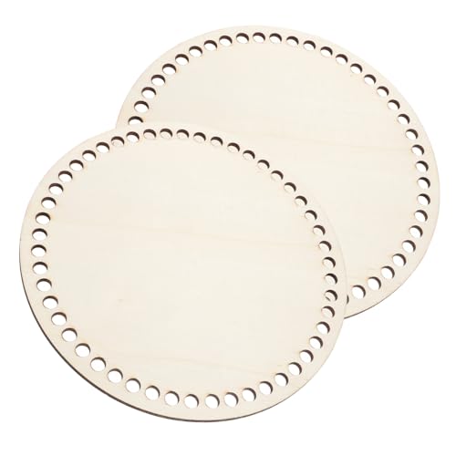 PLAFOPE 2 Stück Teiliges Holz Korbboden zum Häkeln Stabile DIY Tasche Basis Naturbelassener Holzboden für Schulter Hand und Umhängetaschen Passend für Verschiedene Garnarten und PLAFOPE 2 Stück Teiliges Holz Korbboden zum Häkeln Stabile DIY Tasche Basis Naturbelassener Holzboden für Schulter Hand und Umhängetaschen Passend für Verschiedene Garnarten und von PLAFOPE