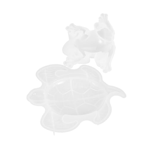 PLAFOPE 2 Stück Teiliges Silikon Gießform Schildkröte und Frosch Flexible Epoxidharz Form für Dekorative Tieranhänger Langlebig Leicht zu Entformen für DIY Tier ornamente und Wanddeko PLAFOPE 2 Stück Teiliges Silikon Gießform Schildkröte und Frosch Flexible Epoxidharz Form für Dekorative Tieranhänger Langlebig Leicht zu Entformen für DIY Tier ornamente und Wanddeko von PLAFOPE