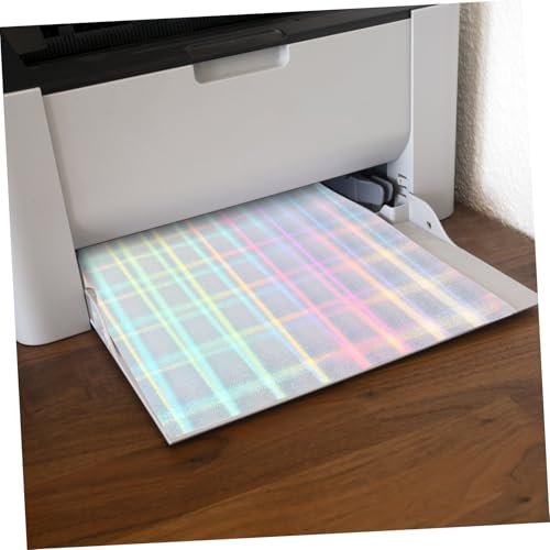 PLAFOPE 20 Blatt Bedruckbares Sticker Printer Paper Selbstklebendes Etikettenpapier Stark Haftend Für Versand Mailing Große Rechteckige Aufkleber Für Organisation Und Preisangaben PLAFOPE 20 Blatt Bedruckbares Sticker Printer Paper Selbstklebendes Etikettenpapier Stark Haftend Für Versand Mailing Große Rechteckige Aufkleber Für Organisation Und Preisangaben von PLAFOPE