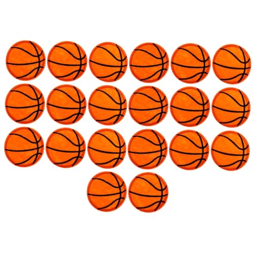 PLAFOPE 20 Stück Basketball Stickerei Patches zum Aufnähen und Aufbügeln Dekorative Nähapplikationen für Kleidung Hüte Schuhe Taschen Vielseitig für Reparatur und Verschönerung von PLAFOPE