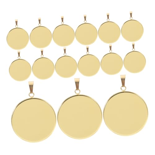 PLAFOPE 20 Stück DIY Schmuck Anhänger Rund Pendelhalter Handgemachte Kette Zubehör für Kreative Bastelprojekte für Personalisierte Schmuckgestaltung Kunsthandwerk Zubehör für Cameo Foto PLAFOPE 20 Stück DIY Schmuck Anhänger Rund Pendelhalter Handgemachte Kette Zubehör für Kreative Bastelprojekte für Personalisierte Schmuckgestaltung Kunsthandwerk Zubehör für Cameo Foto von PLAFOPE