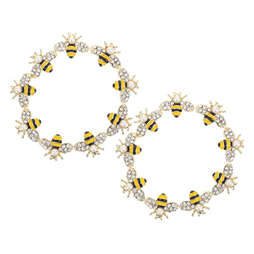 PLAFOPE 20 Stück Legierung Bienenform Nagel Charms Nagelkunst Dekoration für Maniküre Diy Nagel Schmuck für Hochzeiten Partys und Persönliche Designs von PLAFOPE