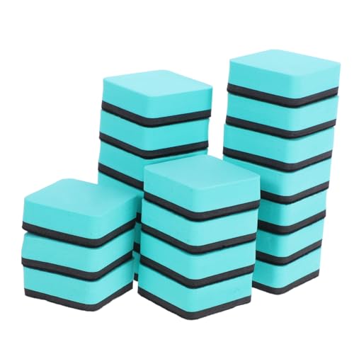 PLAFOPE 20 Stück Magnetische Whiteboard Radiergummis Reinigungsradierer Trocken Abwischbare Tafelzubehör Glas Whiteboard Radiergummi Magnetischer Trocken Abwischbarer PLAFOPE 20 Stück Magnetische Whiteboard Radiergummis Reinigungsradierer Trocken Abwischbare Tafelzubehör Glas Whiteboard Radiergummi Magnetischer Trocken Abwischbarer von PLAFOPE