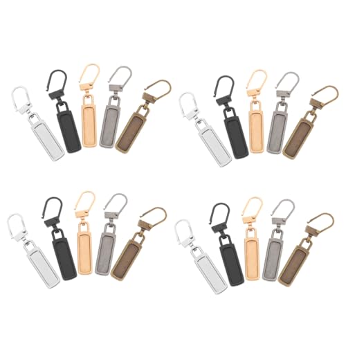 PLAFOPE 20 Stück Reißverschluss Reparaturset Langlebige Abnehmbare Zipper Pull Ersatzköpfe für Jacken Taschen Rucksäcke Koffer Vielseitig Einsetzbar Farben Mix PLAFOPE 20 Stück Reißverschluss Reparaturset Langlebige Abnehmbare Zipper Pull Ersatzköpfe für Jacken Taschen Rucksäcke Koffer Vielseitig Einsetzbar Farben Mix von PLAFOPE