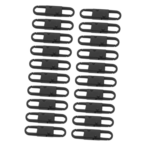 PLAFOPE 20 Stück S Förmige Mini Karabiner Clips mit Federverschluss Doppelseitige Schnellhaken für Diebstahl Verstellbar und Platzsparend für Schlüssel Taschen und Gepäck PLAFOPE 20 Stück S Förmige Mini Karabiner Clips mit Federverschluss Doppelseitige Schnellhaken für Diebstahl Verstellbar und Platzsparend für Schlüssel Taschen und Gepäck von PLAFOPE