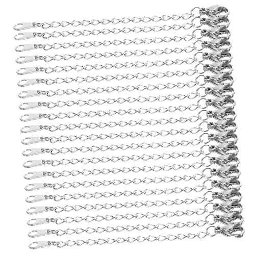 PLAFOPE 20 Stück Teiliges Armband und Halsketten Verlängerungsset mit Langlebigem Karabinerverschluss Einfach zu Befestigen Vielseitig Einsetzbar als Schmuckzubehör für DIY und von PLAFOPE