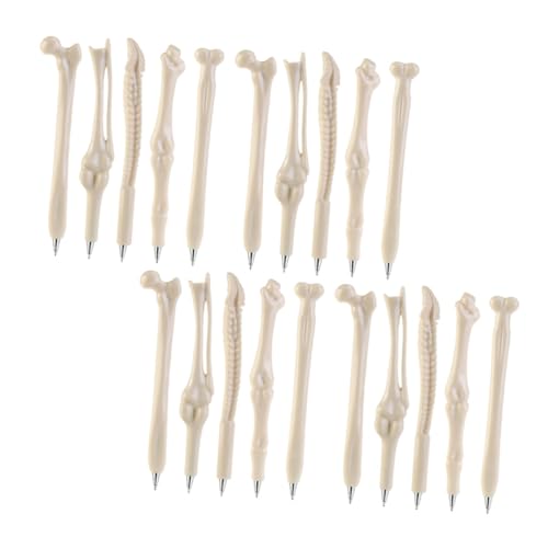 PLAFOPE 20 Stück Teiliges Kugelschreiber mit Halloween Knochen Design Schwarze Tinte Glattes Schreiben Originelle Geschenkidee für Schüler Künstler und Bürobedarf PLAFOPE 20 Stück Teiliges Kugelschreiber mit Halloween Knochen Design Schwarze Tinte Glattes Schreiben Originelle Geschenkidee für Schüler Künstler und Bürobedarf von PLAFOPE