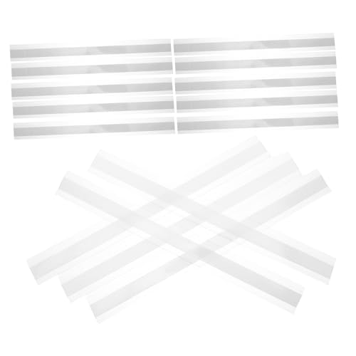 PLAFOPE 20 Stück Teiliges Transparentes Selbstklebendes Regalpreisschild aus Klarem Kunststoff Einfache Preisaktualisierung Lesbare Preisschilder für Supermarkt Buchregal und Lagerbehälter von PLAFOPE
