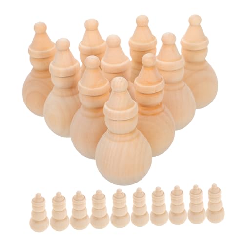 PLAFOPE 20 Stück Teiliges Unbehandelte Holz Schneemann Figuren Unbemalte Mini Holzpuppen zum Bemalen Kreative DIY Weihnachtsdekoration für Langlebig und Pädagogisch PLAFOPE 20 Stück Teiliges Unbehandelte Holz Schneemann Figuren Unbemalte Mini Holzpuppen zum Bemalen Kreative DIY Weihnachtsdekoration für Langlebig und Pädagogisch von PLAFOPE