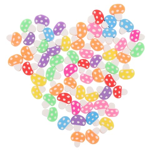 PLAFOPE 200 Stück Bunte Polymer Clay Pilzperlen zum Auffädeln Weiche DIY Schmuckperlen für Armbänder Halsketten Langlebige Glatte Spacer Beads für Einzigartiges Schmuckdesign PLAFOPE 200 Stück Bunte Polymer Clay Pilzperlen zum Auffädeln Weiche DIY Schmuckperlen für Armbänder Halsketten Langlebige Glatte Spacer Beads für Einzigartiges Schmuckdesign von PLAFOPE