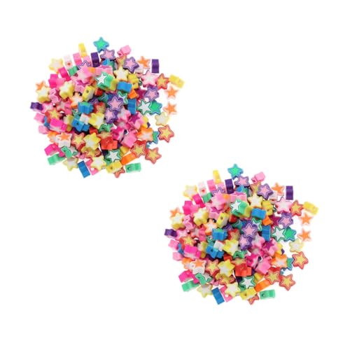 PLAFOPE 200 Stück Bunte Polymer Clay Stern Perlen für Armbänder DIY Schmuckherstellung Stabile Pastellfarbene Lose Perlen zum Auffädeln für Kreative Handwerksprojekte und Individuelle PLAFOPE 200 Stück Bunte Polymer Clay Stern Perlen für Armbänder DIY Schmuckherstellung Stabile Pastellfarbene Lose Perlen zum Auffädeln für Kreative Handwerksprojekte und Individuelle von PLAFOPE