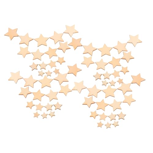 PLAFOPE 200 Stück Holzsterne Mix Natürliche DIY Holzsterne für Basteln Hochzeit Scrapbooking Kinderhandwerk Vielseitige Holzverzierungen für Kreative Dekoration PLAFOPE 200 Stück Holzsterne Mix Natürliche DIY Holzsterne für Basteln Hochzeit Scrapbooking Kinderhandwerk Vielseitige Holzverzierungen für Kreative Dekoration von PLAFOPE