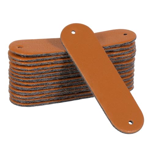 PLAFOPE 200 Stück Kunstleder Blanko Etiketten mit Löchern Flexible DIY Lederlabels zum Annähen für Kleidung Jeans Hüte Taschen Handarbeit und Strickzubehör Schokoladenbraun PLAFOPE 200 Stück Kunstleder Blanko Etiketten mit Löchern Flexible DIY Lederlabels zum Annähen für Kleidung Jeans Hüte Taschen Handarbeit und Strickzubehör Schokoladenbraun von PLAFOPE