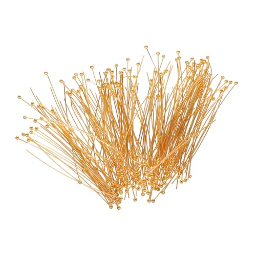 PLAFOPE 200 Stück Kupfer Rundkopf Schmucknadeln Ball Head Pins für Diy Halsketten Armbänder Ohrringe Schmuckherstellung Zubehör Praktische Sichere Metallnadeln PLAFOPE 200 Stück Kupfer Rundkopf Schmucknadeln Ball Head Pins für Diy Halsketten Armbänder Ohrringe Schmuckherstellung Zubehör Praktische Sichere Metallnadeln von PLAFOPE