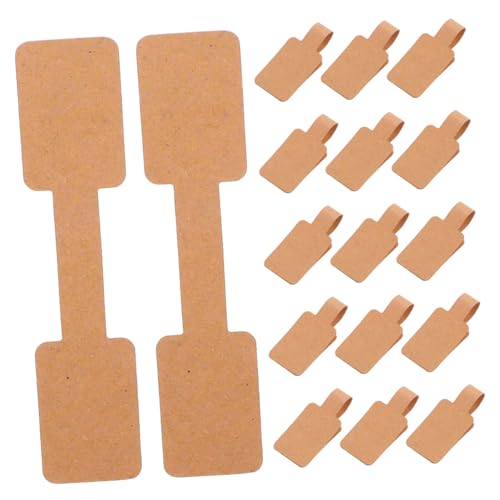 PLAFOPE 200 Stück Selbstklebende Preisetiketten aus Braunem Kraftpapier Rechteckige Schmuckanhänger mit Großer Beschriftungsfläche Rückstandsfrei Abziehbare Preisschilder für Schmuck PLAFOPE 200 Stück Selbstklebende Preisetiketten aus Braunem Kraftpapier Rechteckige Schmuckanhänger mit Großer Beschriftungsfläche Rückstandsfrei Abziehbare Preisschilder für Schmuck von PLAFOPE
