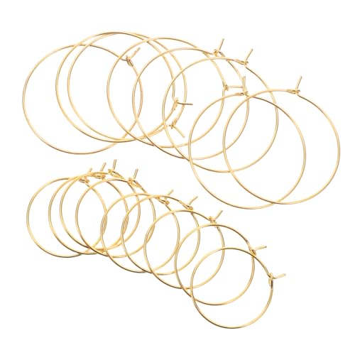 PLAFOPE 200 Stück Teiliges DIY Ohrring Hoops Rund Earring Making Hoops Schmuckzubehör für Ohrschmuck Basteln Vielseitige Runde Ohrring Charms für Ohrringe Selber Machen PLAFOPE 200 Stück Teiliges DIY Ohrring Hoops Rund Earring Making Hoops Schmuckzubehör für Ohrschmuck Basteln Vielseitige Runde Ohrring Charms für Ohrringe Selber Machen von PLAFOPE