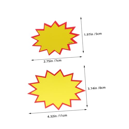 PLAFOPE 200 Stück Teiliges Helle Einzelhandelspreisschilder für Supermärkte Robuste Papieretiketten zum Beschriften Praktische Preisschilder für Kleidung und Ladenregale von PLAFOPE