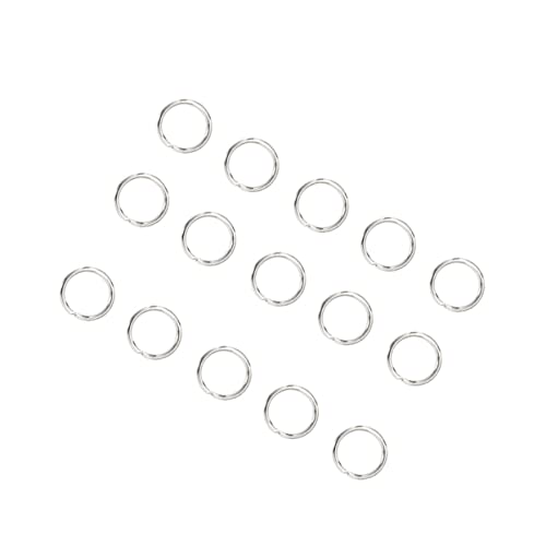 PLAFOPE 200Stücke Offene Ringe für Schmuck Schlüsselring und Taschenschnallen für DIY Projekte und Bastelarbeiten Langlebig und Vielseitig Einsetzbar von PLAFOPE