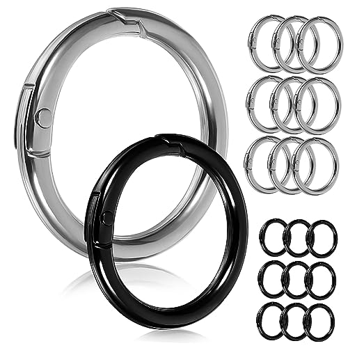 PLAFOPE 20Stücke Schlüsselanhänger Ringe Runde Binderinge DIY Bastelbedarf für Handyanhänger Handtaschen und Gürtel Verschiedene Innendurchmesser PLAFOPE 20Stücke Schlüsselanhänger Ringe Runde Binderinge DIY Bastelbedarf für Handyanhänger Handtaschen und Gürtel Verschiedene Innendurchmesser von PLAFOPE