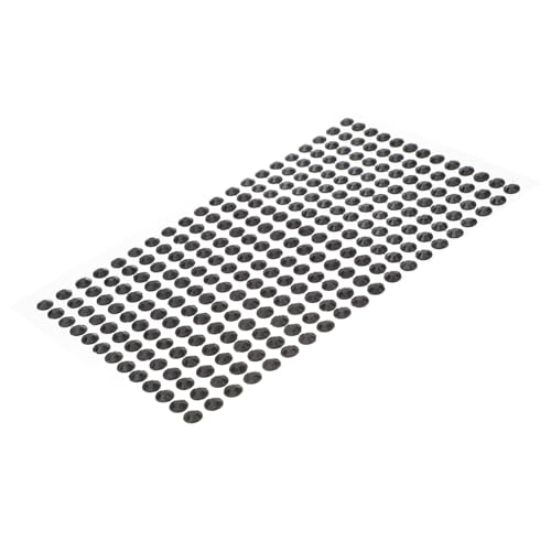 PLAFOPE 234 Stück Teiliges Acryl Rundsteine Selbstklebend Strassband DIY Sticker Schwarz für Auto Haus Fahrrad Dekoration Langlebige Strasssteine von PLAFOPE