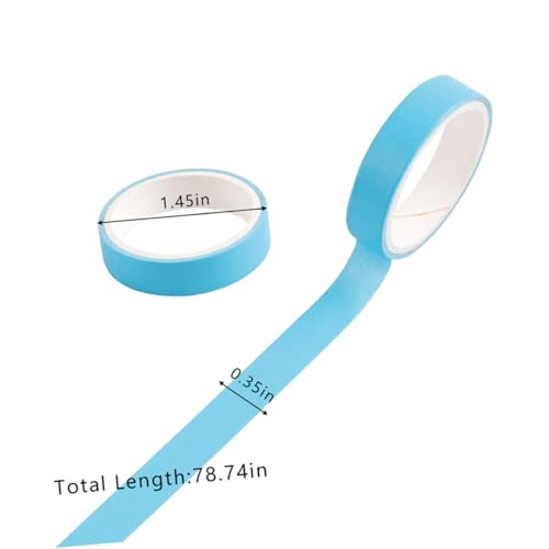 PLAFOPE 24 Rollen Bunte Washi Tapes Farbiges Klebeband DIY Scrapbooking Zubehör für Tagebücher Geschenke Bastelprojekte Vielseitig Einsetzbar Farben von PLAFOPE