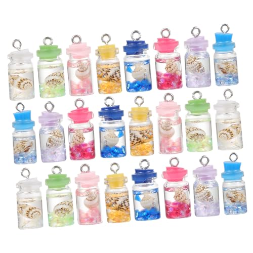 PLAFOPE 24 Stück Teiliges DIY Schmuckzubehör mit Niedlichen Muschel duftflaschen Anhängern aus Langlebigem Harz Farblich Gemischt für Ohrringe Armbänder Schlüsselanhänger und PLAFOPE 24 Stück Teiliges DIY Schmuckzubehör mit Niedlichen Muschel duftflaschen Anhängern aus Langlebigem Harz Farblich Gemischt für Ohrringe Armbänder Schlüsselanhänger und von PLAFOPE