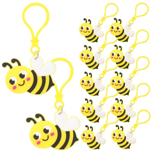 PLAFOPE 24 Stück Teiliges Kleiner Bienen Schlüsselanhänger aus Robustem Leichte Kreative Taschen Schlüssel deko als Party mitgebsel und Geschenk für Bienen motto feiern PLAFOPE 24 Stück Teiliges Kleiner Bienen Schlüsselanhänger aus Robustem Leichte Kreative Taschen Schlüssel deko als Party mitgebsel und Geschenk für Bienen motto feiern von PLAFOPE
