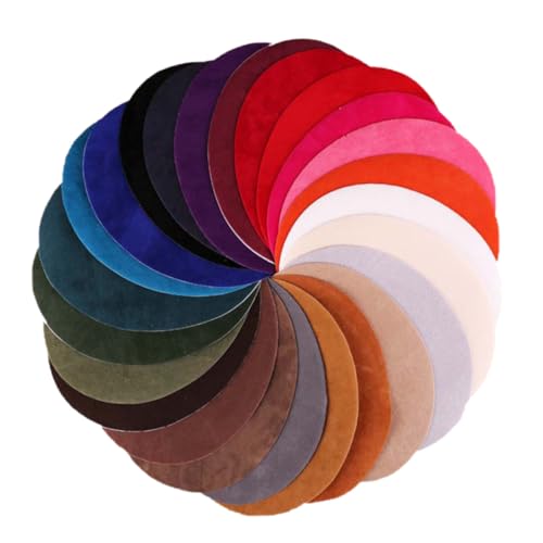 PLAFOPE 25 Stück Teiliges Buntes Patches Kit zum Aufnähen und Aufbügeln Stoffflicken für Ellenbogen und Knie DIY Applikationen für Pullover Jacken Hosen Vielseitige Textilflicken zum PLAFOPE 25 Stück Teiliges Buntes Patches Kit zum Aufnähen und Aufbügeln Stoffflicken für Ellenbogen und Knie DIY Applikationen für Pullover Jacken Hosen Vielseitige Textilflicken zum von PLAFOPE