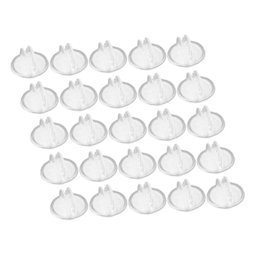 PLAFOPE 25 Stück Teiliges Kunststoff etikettenhalter Transparent Clips für Preisschilder Warenanhänger Schilder Vielseitig Einsetzbar für Supermarkt Laden und Partydekoration von PLAFOPE
