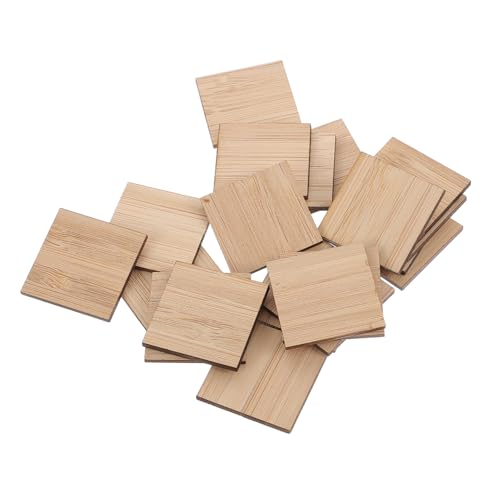 PLAFOPE 25 Stück Teiliges Unvollendete Quadratische Bambusstücke Doppelseitig Glatt Natürliche DIY Blanko Bastelmaterialien für Kinderhandwerk und Malprojekte Kantenlänge PLAFOPE 25 Stück Teiliges Unvollendete Quadratische Bambusstücke Doppelseitig Glatt Natürliche DIY Blanko Bastelmaterialien für Kinderhandwerk und Malprojekte Kantenlänge von PLAFOPE