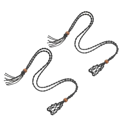PLAFOPE 2pcs Crystal Stones Halskette Leer Stein Anhänger Halskette Halskette Anhänger Halter Ersatz Steinhalter Für Schmuckzubehör von PLAFOPE