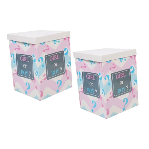 PLAFOPE 2pcs Geschlecht Enthüllung Klappkasten Schwarzer Junge Oder Mädchen Geburtstag Baby Ballon Papier Klappkisten Für Babyparty Geburtstagsfeier PLAFOPE 2pcs Geschlecht Enthüllung Klappkasten Schwarzer Junge Oder Mädchen Geburtstag Baby Ballon Papier Klappkisten Für Babyparty Geburtstagsfeier von PLAFOPE