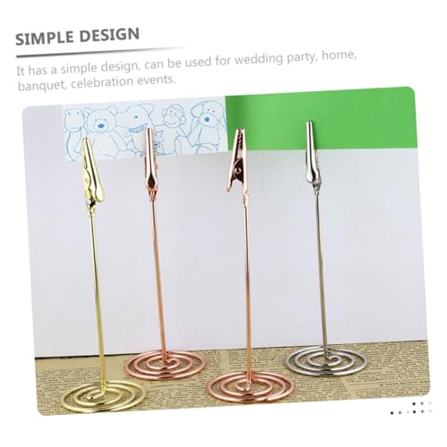 PLAFOPE 3 Stck Tischkartenhalter aus Metall mit Sockel Memo Clip Halter für Tischdekoration Stabile Fotoklammern in Gold Silber und Roségold Geeignet für Hochzeit Party Büro und Zuhause PLAFOPE 3 Stck Tischkartenhalter aus Metall mit Sockel Memo Clip Halter für Tischdekoration Stabile Fotoklammern in Gold Silber und Roségold Geeignet für Hochzeit Party Büro und Zuhause von PLAFOPE