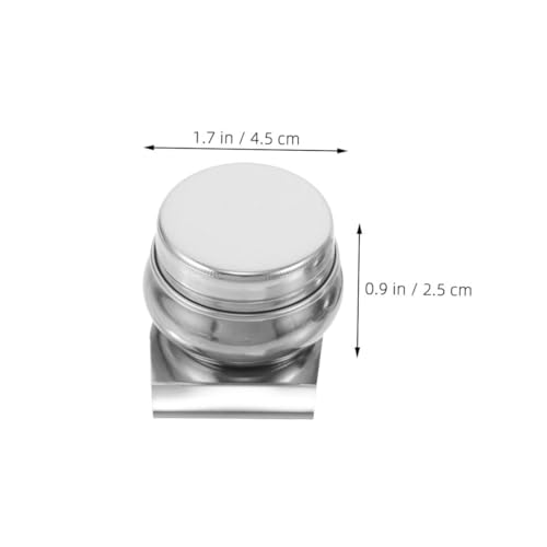 PLAFOPE 3 Stück Edelstahl Palette Cup Auslaufsicherer Ölfarben Becher mit Clip Pinselreiniger für Öl Aquarellfarben Vielseitiger Pinselwaschtopf für Künstler von PLAFOPE