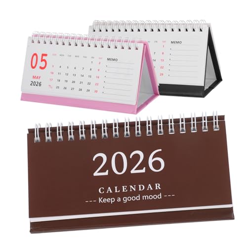 PLAFOPE 3 Stück Mini Tischkalender Neuheit Tischkalender Mini-Kalender-Notizblock Kalenderschreibtisch monatlicher Kalenderplaner 12 Monate Papier Rosa PLAFOPE 3 Stück Mini Tischkalender Neuheit Tischkalender Mini-Kalender-Notizblock Kalenderschreibtisch monatlicher Kalenderplaner 12 Monate Papier Rosa von PLAFOPE