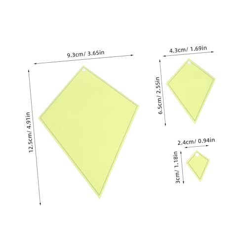 PLAFOPE 3 Stück Teiliges Quilting Schablonen aus Robustem Präzise Patchwork Lineale für DIY Nähprojekte Vielseitige Quadratvorlagen für Quilt Handarbeitsarbeiten Hellgrün PLAFOPE 3 Stück Teiliges Quilting Schablonen aus Robustem Präzise Patchwork Lineale für DIY Nähprojekte Vielseitige Quadratvorlagen für Quilt Handarbeitsarbeiten Hellgrün von PLAFOPE