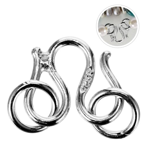 PLAFOPE 3 Stück Teiliges Silber DIY Schmuckverschluss Mittlere Armband Halskettenverbinder Einfach zu Befestigen Geeignet für DIY Armbandverlängerung und Kettenverschluss PLAFOPE 3 Stück Teiliges Silber DIY Schmuckverschluss Mittlere Armband Halskettenverbinder Einfach zu Befestigen Geeignet für DIY Armbandverlängerung und Kettenverschluss von PLAFOPE