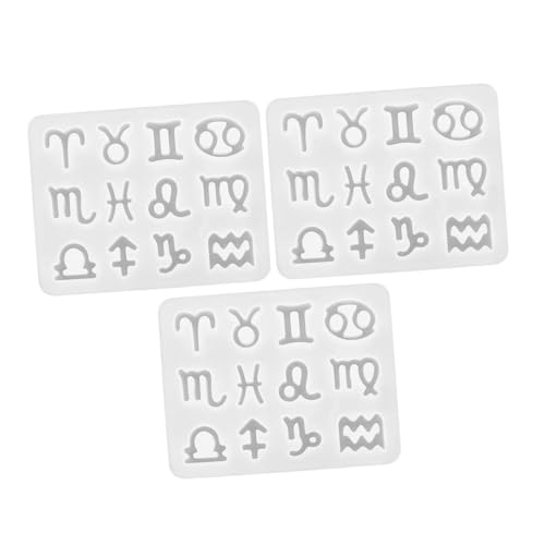 PLAFOPE 3 Stück Teiliges Silikonform für DIY Anhänger Schlüsselanhänger Gießform Non Stick Schmuck Bastelset für Handgefertigte Dekoration PLAFOPE 3 Stück Teiliges Silikonform für DIY Anhänger Schlüsselanhänger Gießform Non Stick Schmuck Bastelset für Handgefertigte Dekoration von PLAFOPE