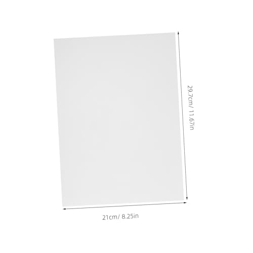 PLAFOPE 30 Blatt Selbstklebendes Vinyl Stickerpapier Mattes Etikettenpapier mit Starker Haftung Druckerfreundlich für Fotos und Labels Vielseitig Verwendbar im Büro und Haushalt von PLAFOPE